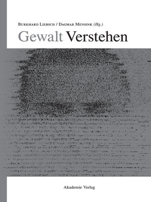 cover image of Gewalt Verstehen